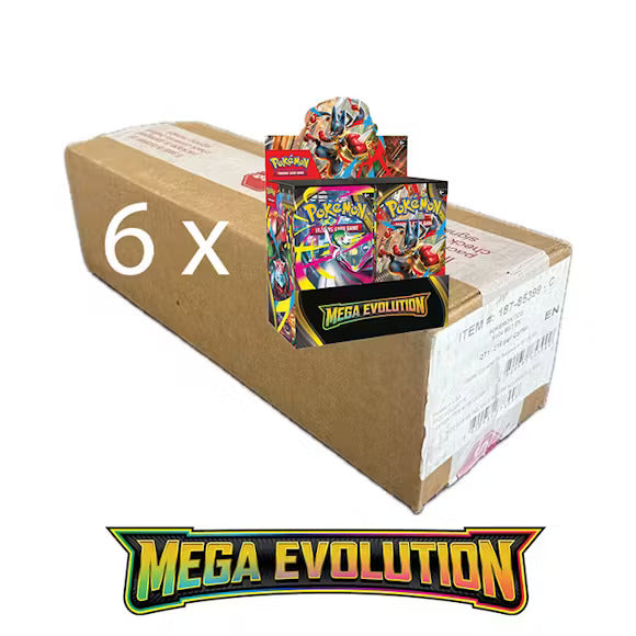 Mega Evolutions Booster Box Sealed Case (Enhanced)